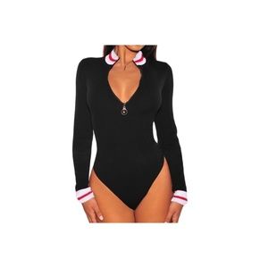Demone Apparel Ribbed Bodysuit